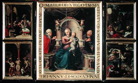 Triptych from the Capilla de las Reliquias from Spanish School