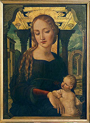Virgin and Child from Spanish School