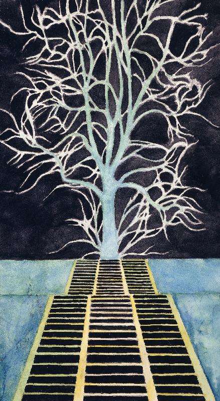 Der Baum am Ende der Treppe from Leon Spilliaert