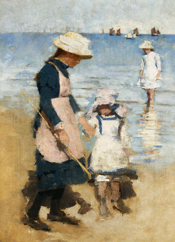 Kinder am Strand (Children on the Beach) from Stanhope Alexander Forbes