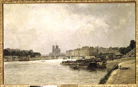 The Seine from the Quai de la Rapee from Stanislas Lépine