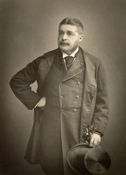 Sir Arthur Sullivan, composer, portrait photograph (b/w photo)  from Stanislaus Walery
