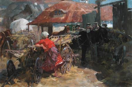 Flirt at the Market from Stanislaw Bohusz-Sistrzencewicz