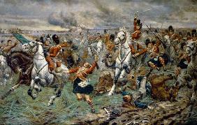 Gordons und Greys an die Front!. Schlacht bei Waterloo.