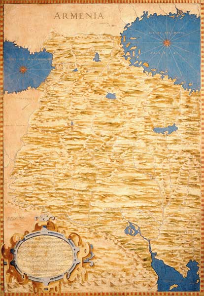 Map of Armenia from Stefano Bonsignori