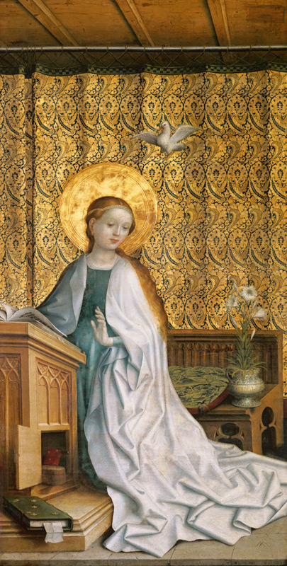 Dreikönigsaltar im Dom zu Köln: Maria der Verkündigung from Stephan Lochner