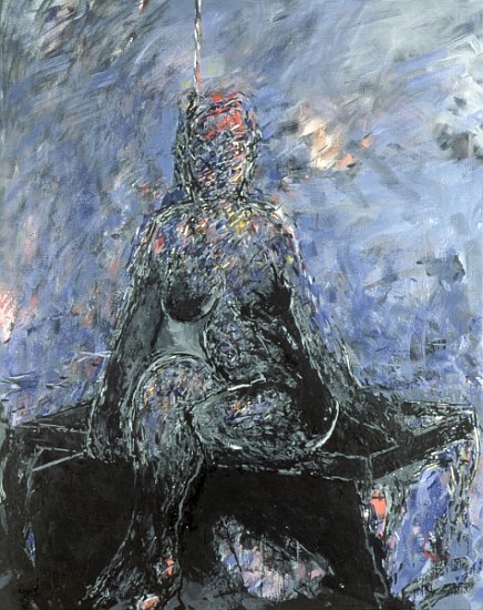 Woman on a banquette, 1984 (oil on canvas)  from Stephen  Finer