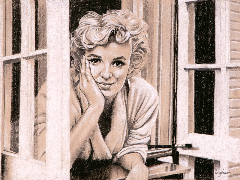 Marilyn Monroe am Fenster from Stephen Langhans