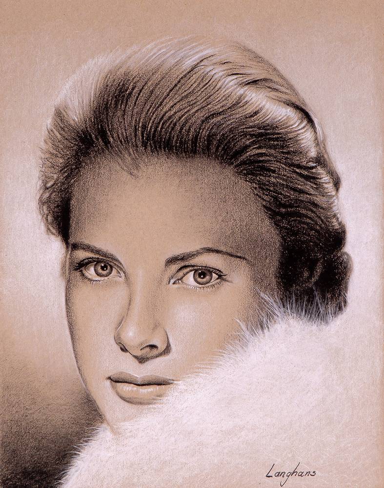 Portrait Grace Kelly from Stephen Langhans