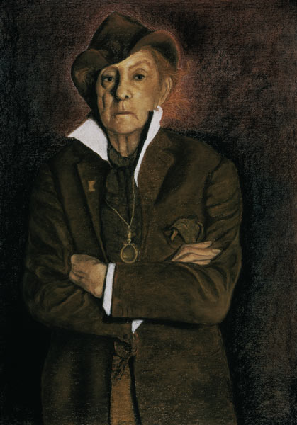 Quentin Crisp, 1998-99 (pastel on paper)  from Stevie  Taylor