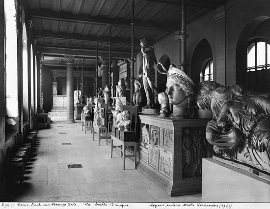 The Greek Room of the Ecole Nationale Superieure des Beaux-Arts from studio Giraudon