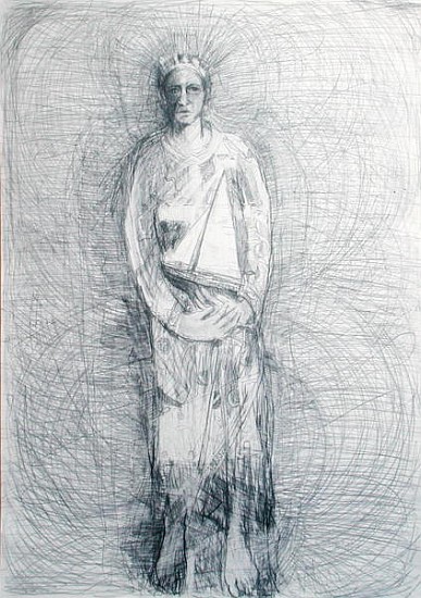 Boat Guardian, 2002 (pencil on paper)  from Sue  Jamieson