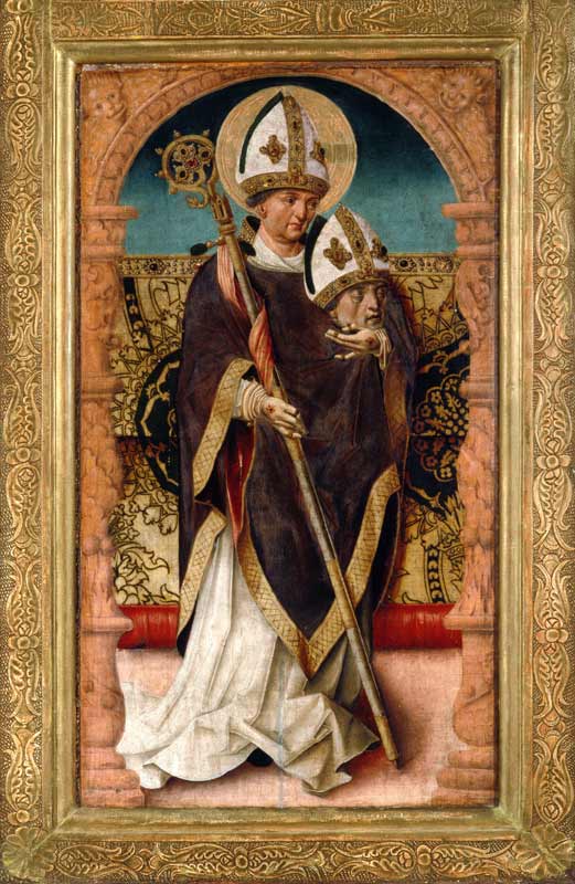 Der hl. Dionysius Altartafel aus dem Dom zu Breslau from Süddeutscher Meister