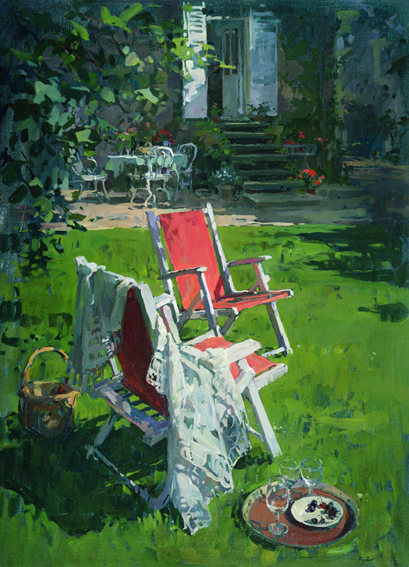 Red Chairs and Chablis from Susan  Ryder