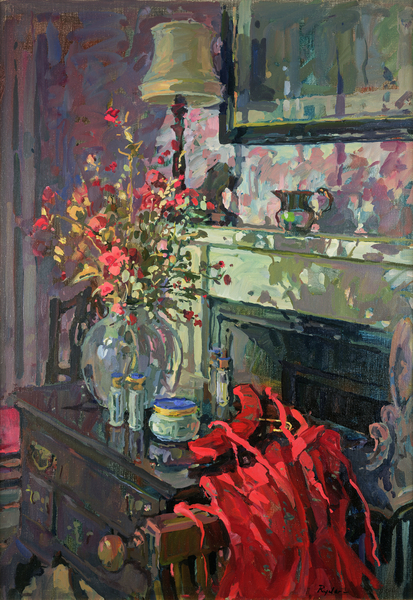 Interior with Red Dress from Susan  Ryder