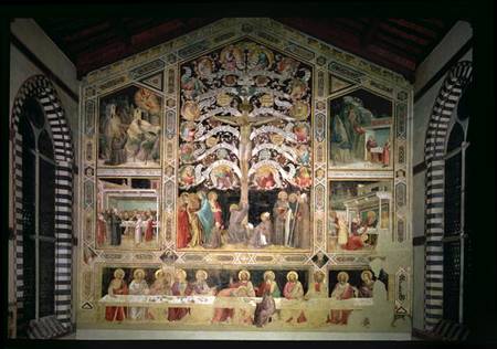 The Tree of Life and The Last Supper from Taddeo Gaddi