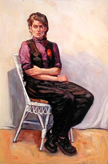 Portrait of a Woman, 1993 (oil on canvas)  from Ted  Blackall