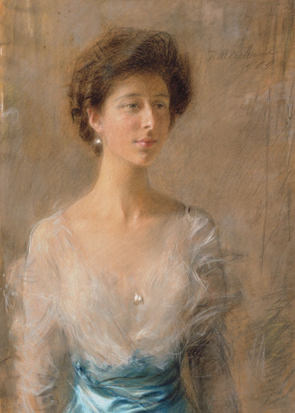 Portrait der M. Pillatowa from Teodor Axentowicz