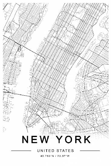 New Yorker Karte
