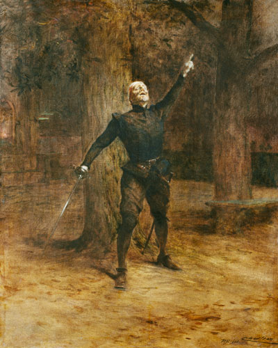 Constant Coquelin (1841-1909) as Cyrano de Bergerac from Theobald Chartran