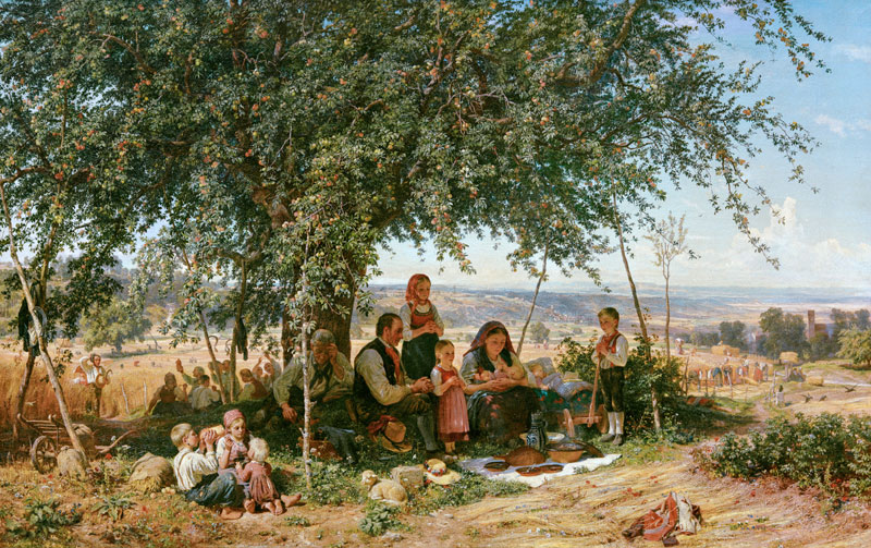 Mittagsgebet bei der Ernte from Theodor Schüz