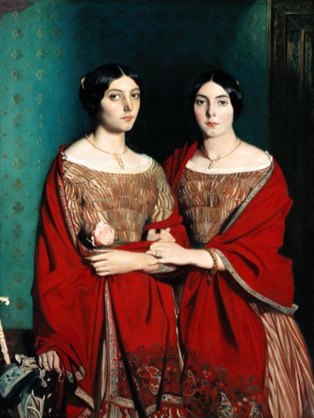 Die beiden Schwestern des Künstlers. from Théodore Chassériau