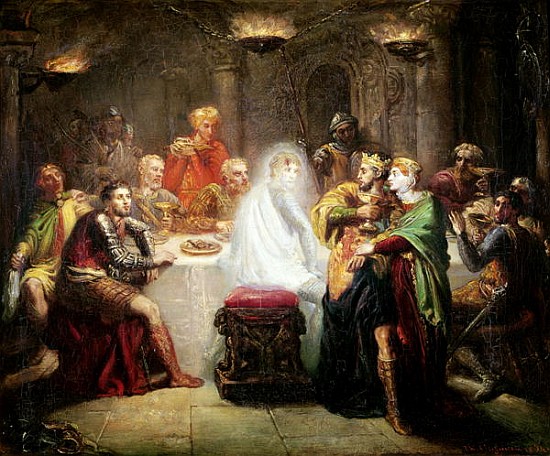 The Ghost of Banquo from Théodore Chassériau