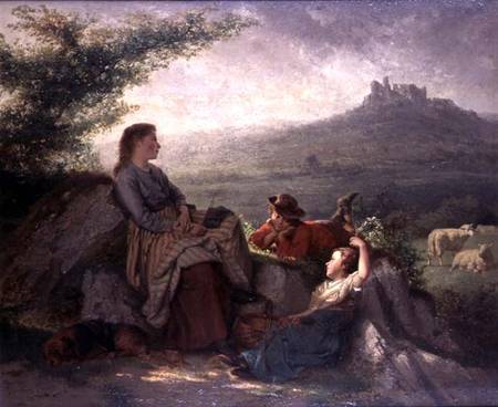 The Shepherd's Family from Théodore Gérard