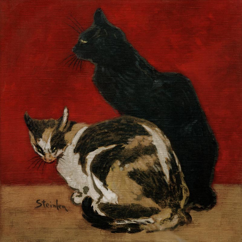 Les chats from Théophile-Alexandre Steinlen