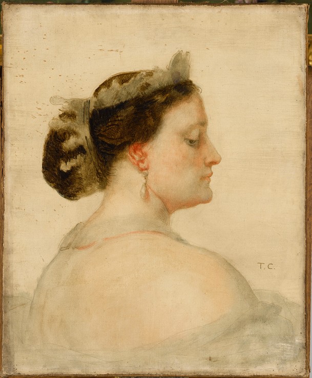 Portrait of Mathilde Bonaparte (1820-1904), Princesse Française from Thomas Couture
