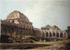 Part of the Palace, Madura, plate XIII from 'Oriental Scenery'