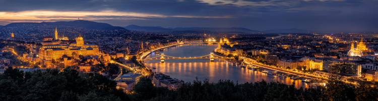 Panorama of Budapest from Thomas D Mørkeberg