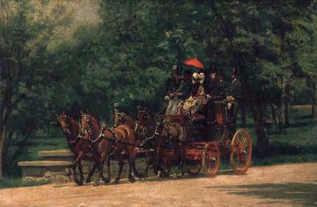 The Fairman Rogers' Coach and Four from Thomas Eakins