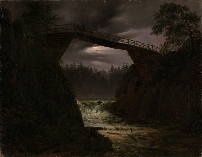 The Bridge outside Arendal from Thomas Fearnley