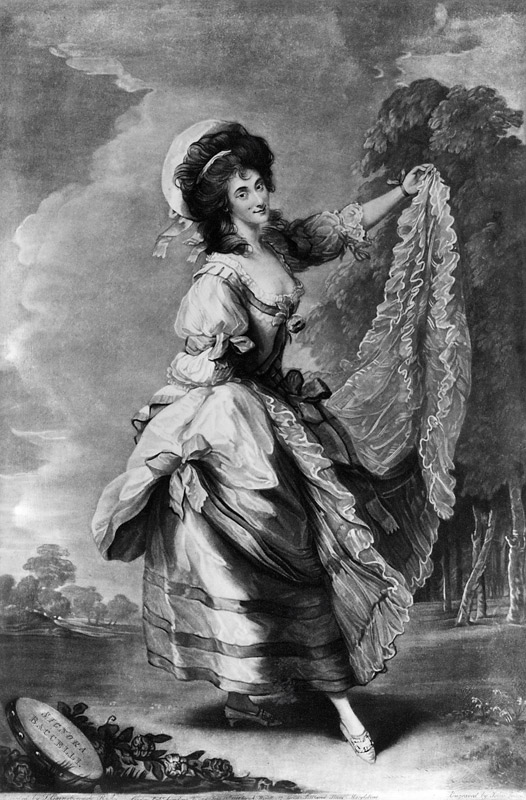 Giovanna Baccelli; engraved by John Jones from Thomas Gainsborough