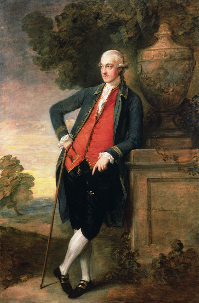 Portrait of Sir Harbord Harbord. Bt. Mp. from Thomas Gainsborough