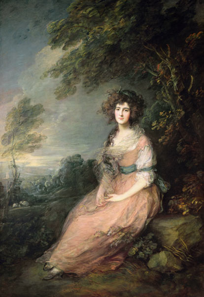 Mrs. Richard Brinsley Sheridan from Thomas Gainsborough