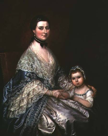 Mrs. Bedingfield and her Daughter from Thomas Gainsborough