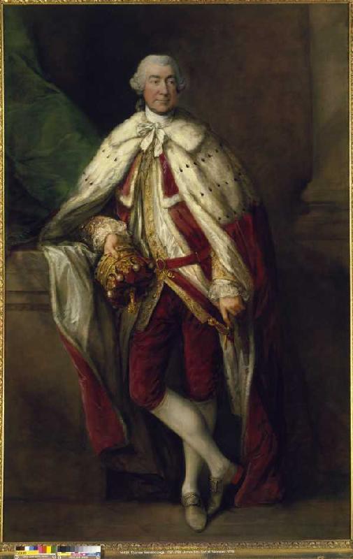 Bildnis James,8. Earl of Abercorn, in der Robe eines schottischen Peer from Thomas Gainsborough