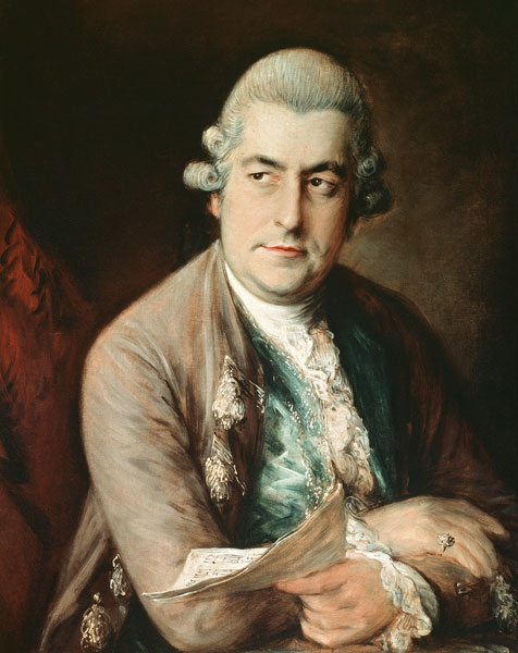 Portrait von Johann Christian Bach (1735-1782) from Thomas Gainsborough