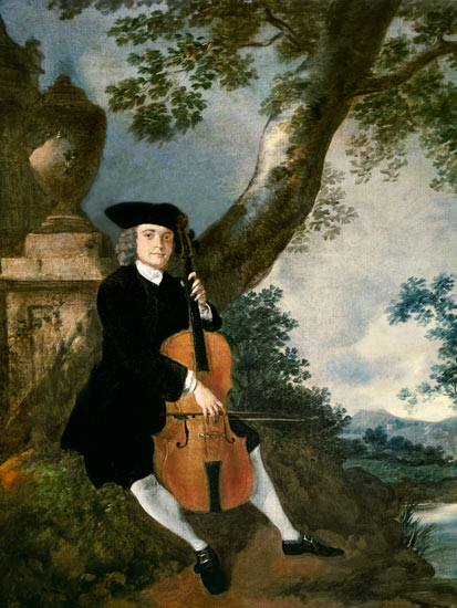The Rev. John Chafy Playing a Cello from Thomas Gainsborough