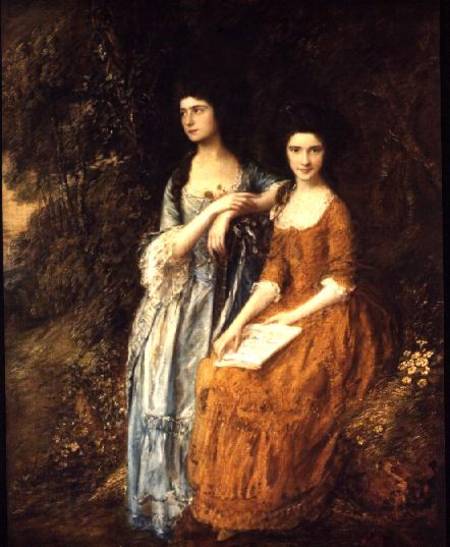 Die Linley Schwestern (Mrs. Sheridan and Mrs. Tickell) from Thomas Gainsborough