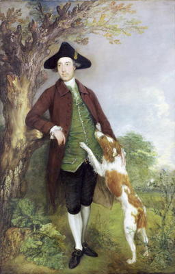 Portrait of George Venables Vernon, 2nd Lord Vernon, 1767 (oil on canvas) (see 96678) from Thomas Gainsborough