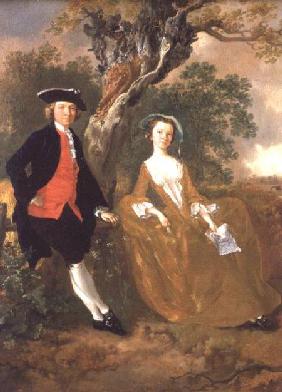 An Unknown Couple in a Landscape