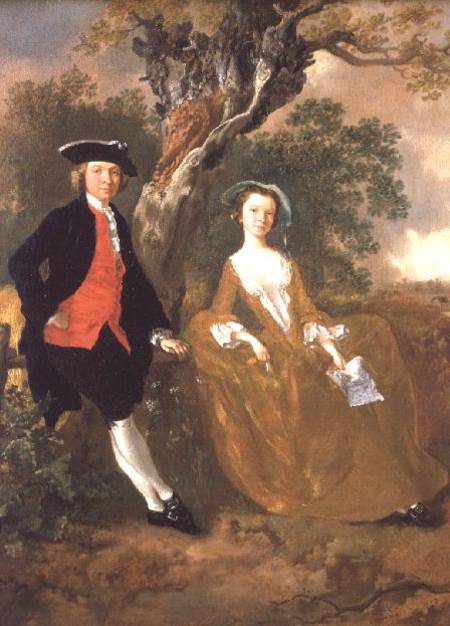 An Unknown Couple in a Landscape from Thomas Gainsborough