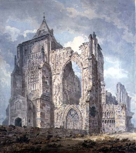 Crowland Abbey, Lincolnshire from Thomas Girtin