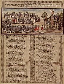 Gedenkblatt anlässlich einer Prozession der Nürnberger Zirkelschmiede 25.07.1681 from Thomas Hirschmann