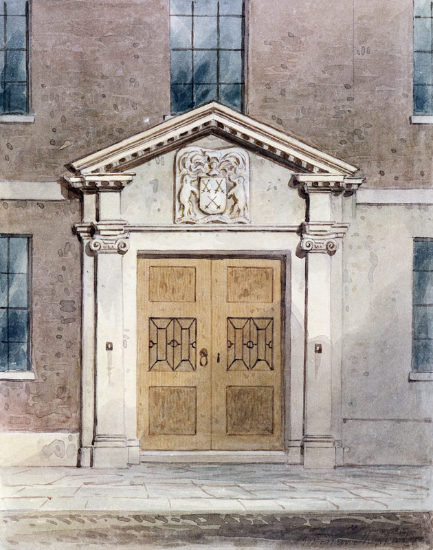 The Entrance to the Cutlers Old Hall from Thomas Hosmer Shepherd
