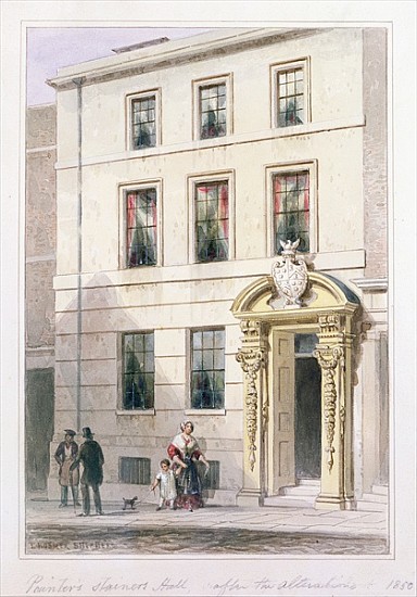 The New Front of Painter Stainers Hall from Thomas Hosmer Shepherd