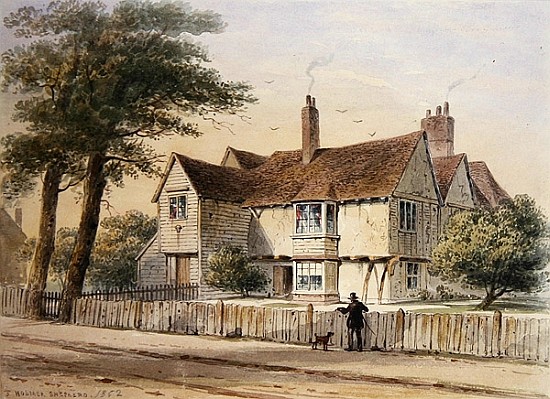 The Rectorial House, Newington Butts from Thomas Hosmer Shepherd